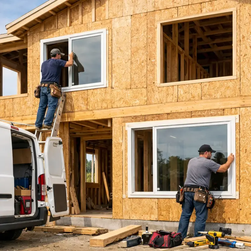 New Construction Windows Shermans Dale